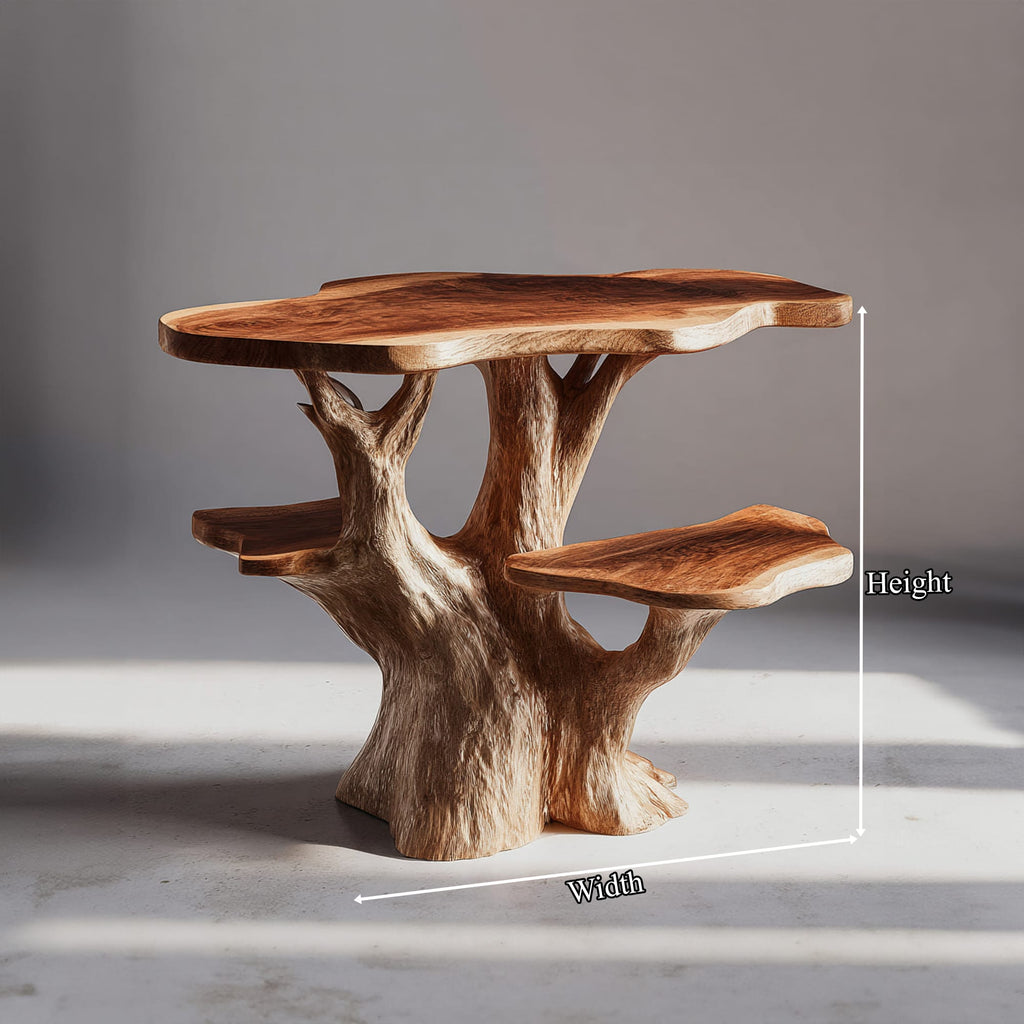 Sculptural Accent Nightstand