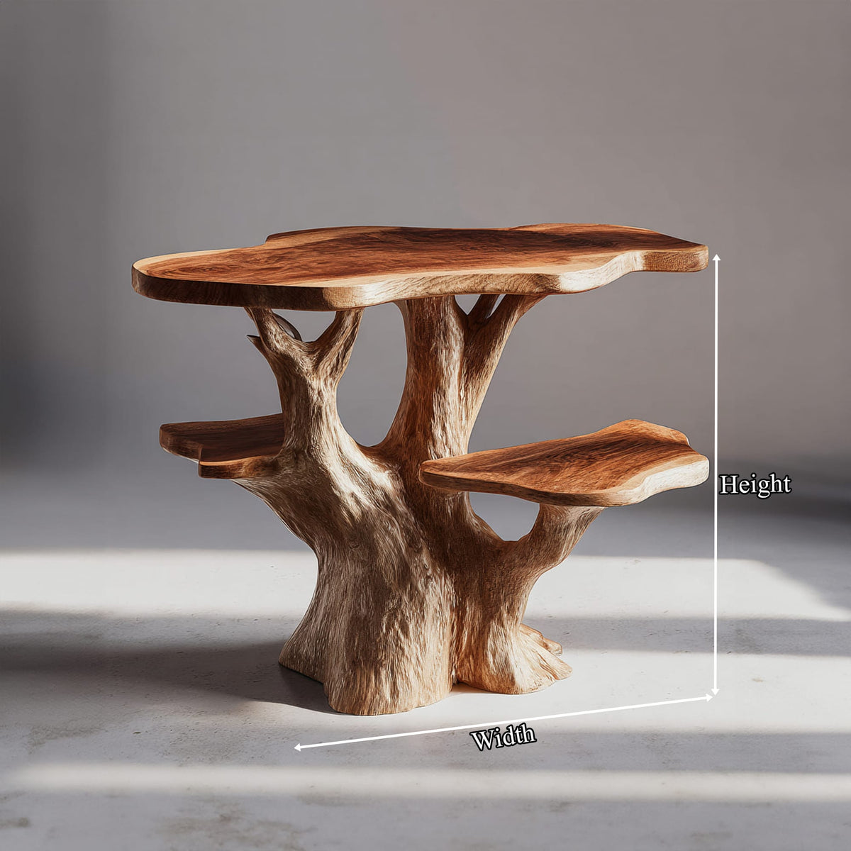 Sculptural Accent Nightstand