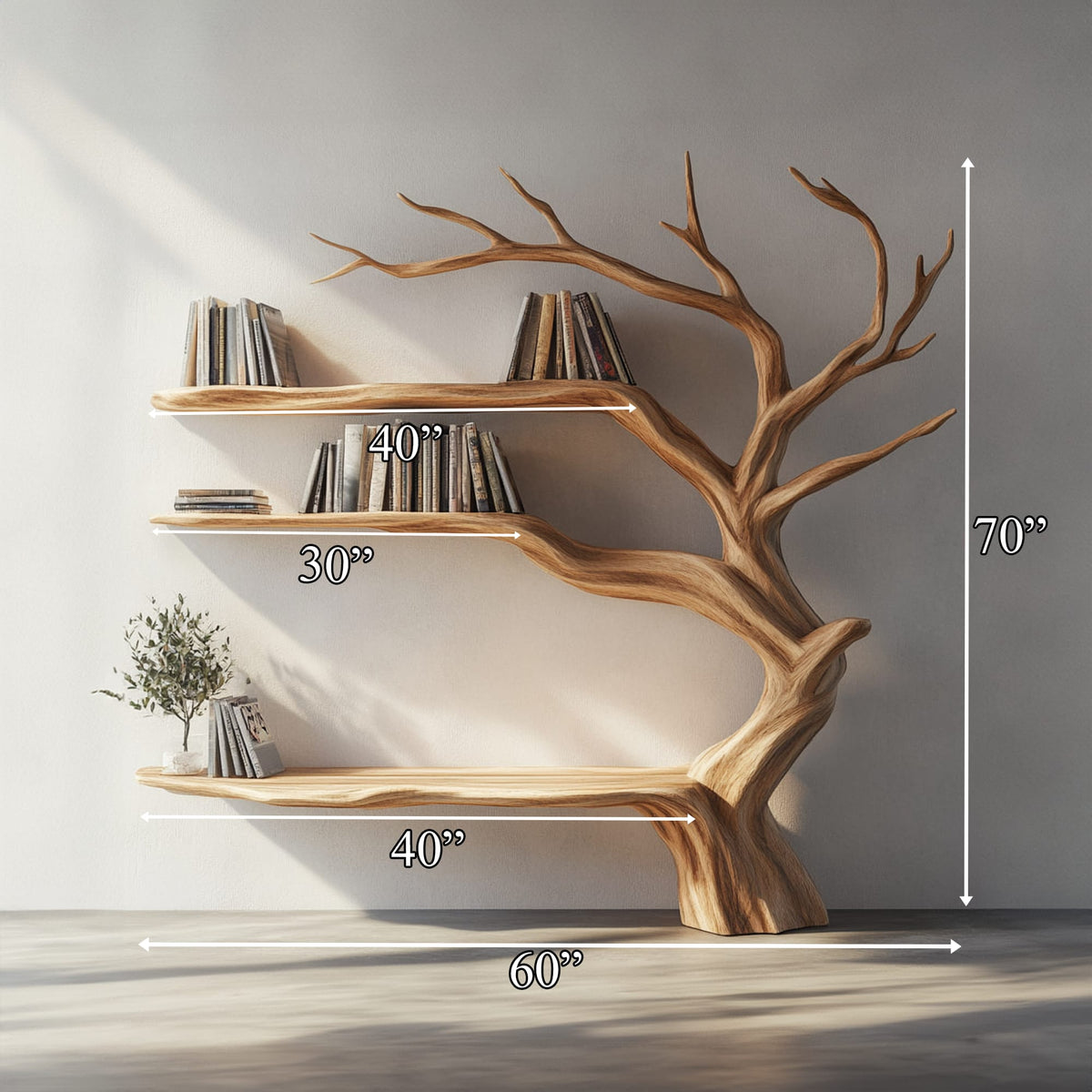 Tree Floating Bookshelf