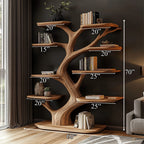 Solid Bookcase Floating Shelf