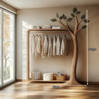 Solid Garment Storage Cabinet