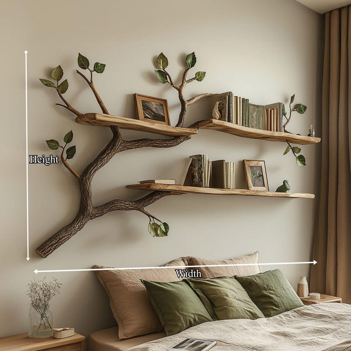 Hanging Floating Bookshelf