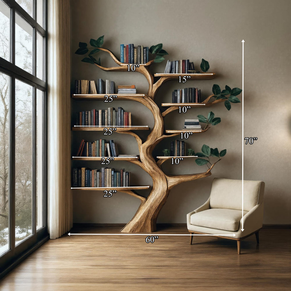 Decorative Floating Bookshelf