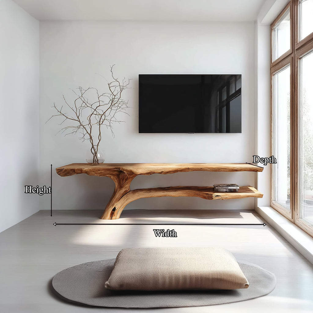Live Edge Root TV Cabinet