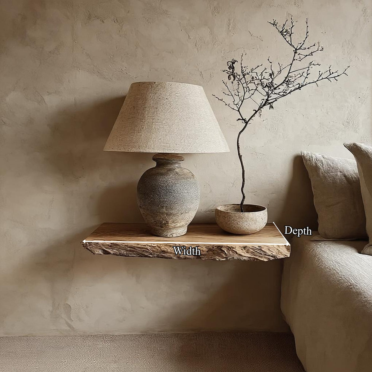 Floating Shelf Nightstand