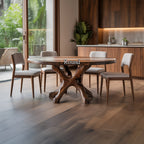 Live Edge Teak Dining Table