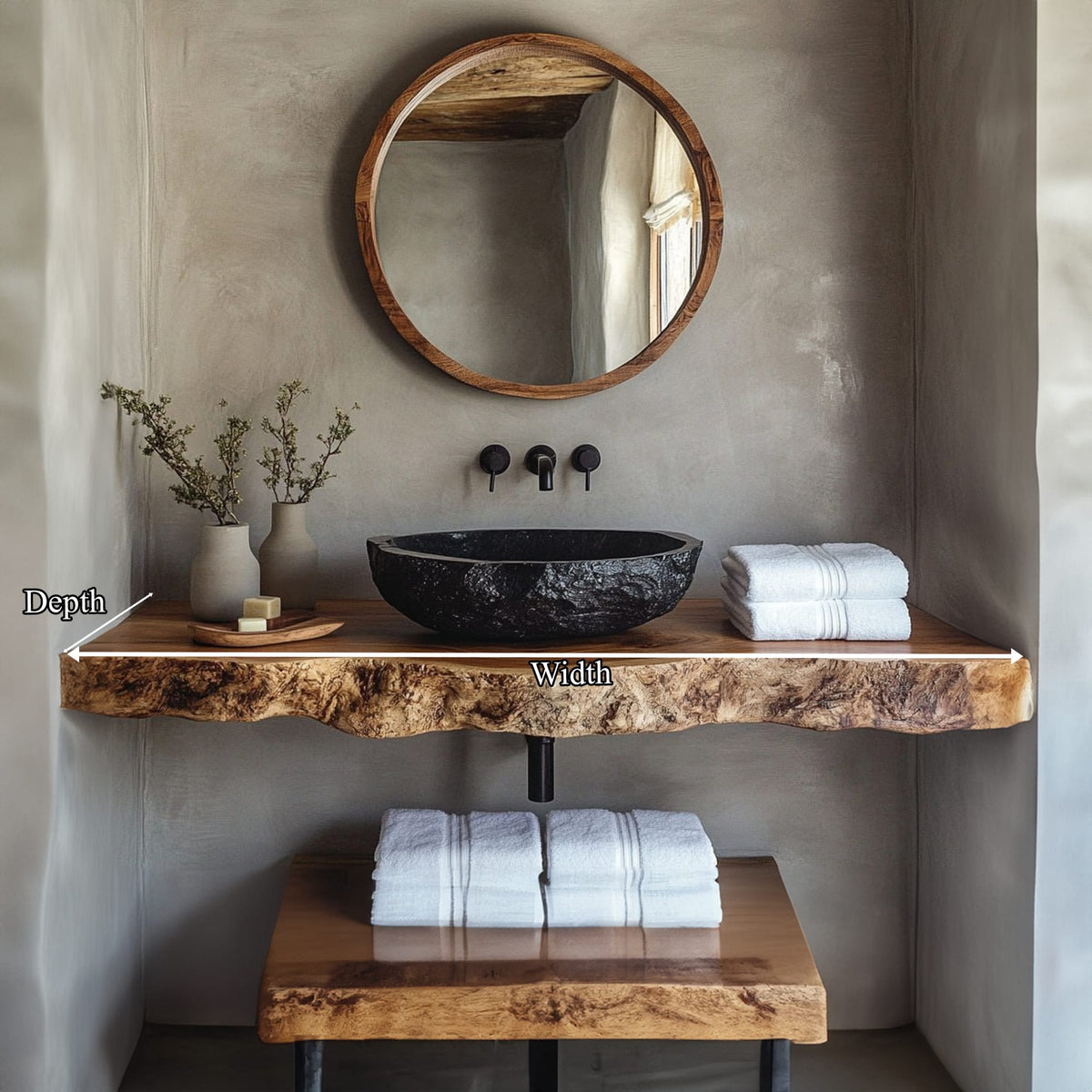 Floating Shelf Solid Vanity