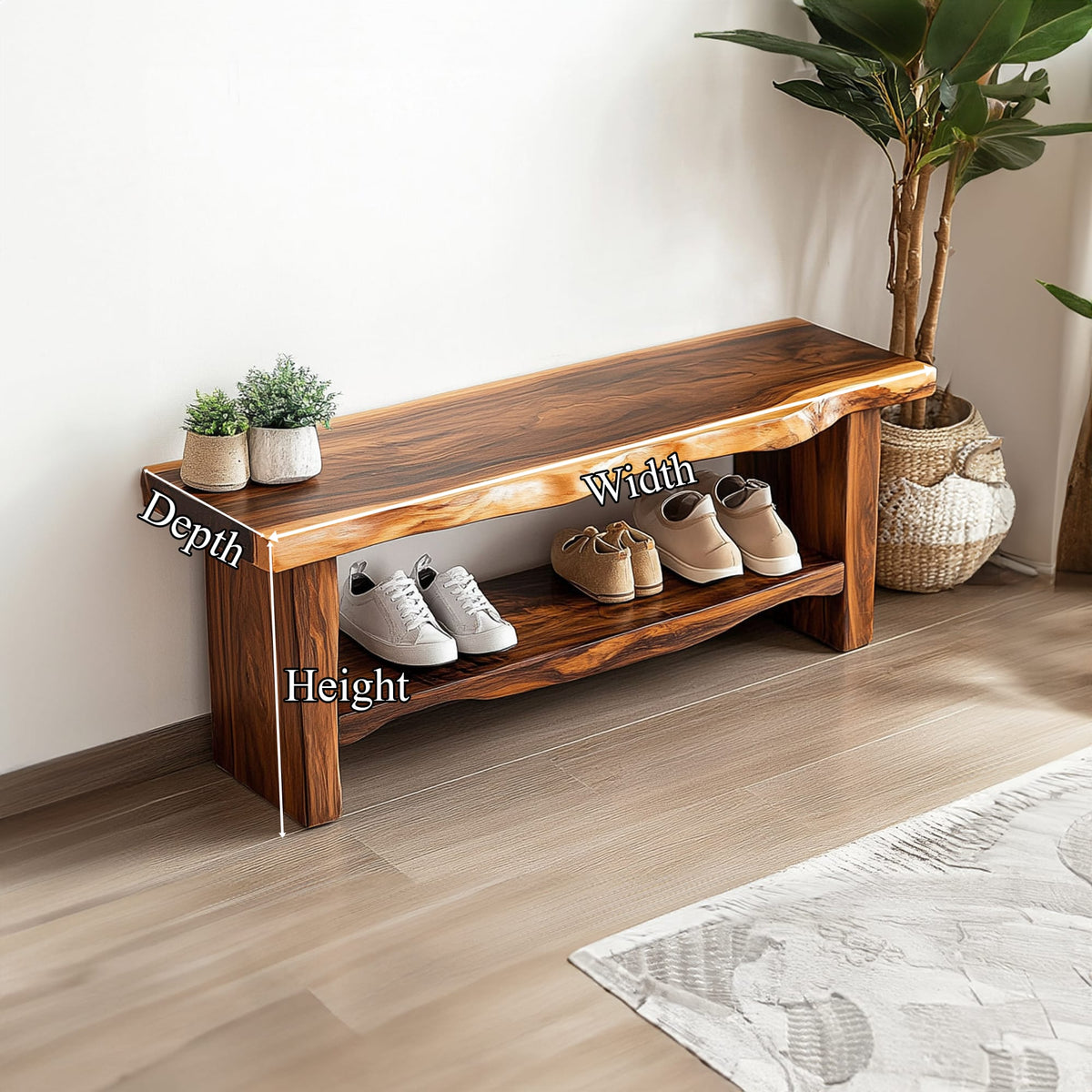 Shoe Entryway Bench