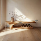 Solid Mudroom Bench