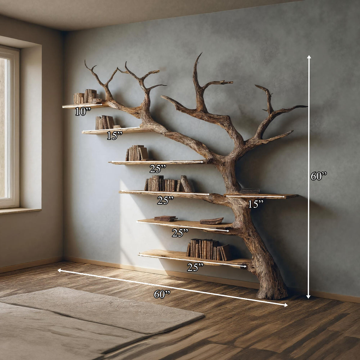 Hanging Storage Bookshelf