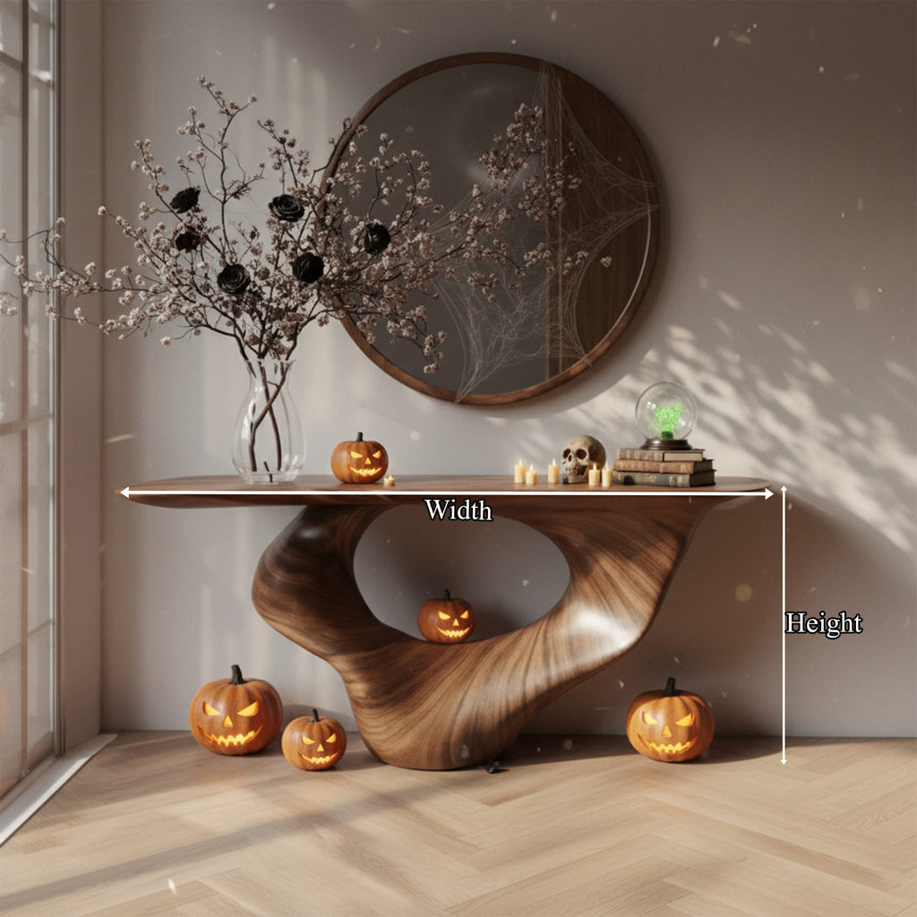 Gothic Mid Century Console Table