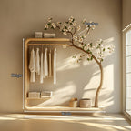 Minimal Garment Storage Cabinet