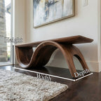 Mid Century Curved Headboard