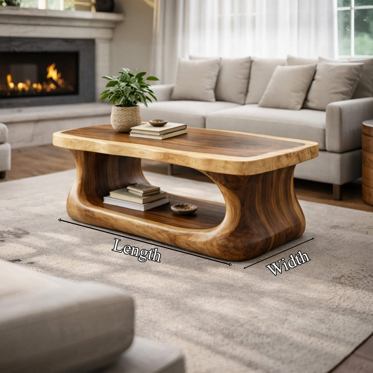 Flow Contemporary Coffee Table