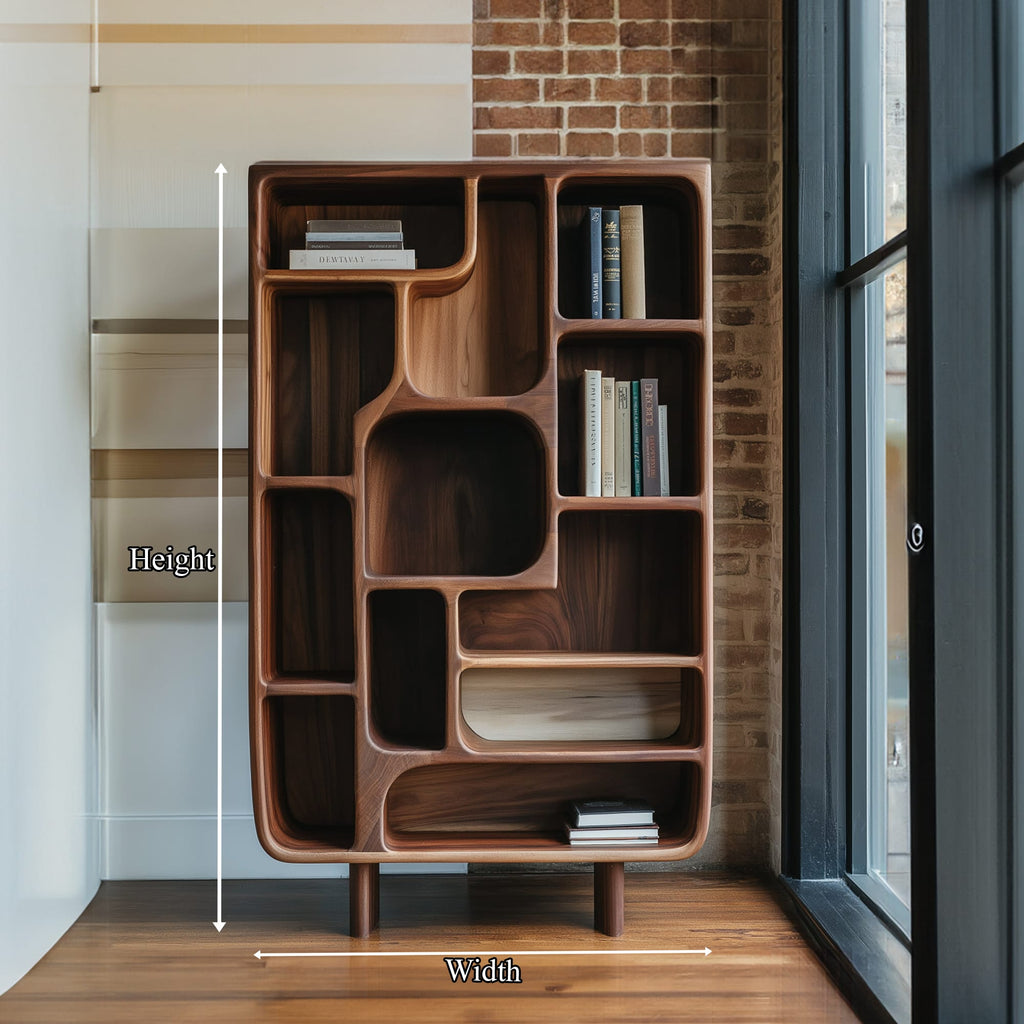 Mid Century Organic Unit Bookshelf