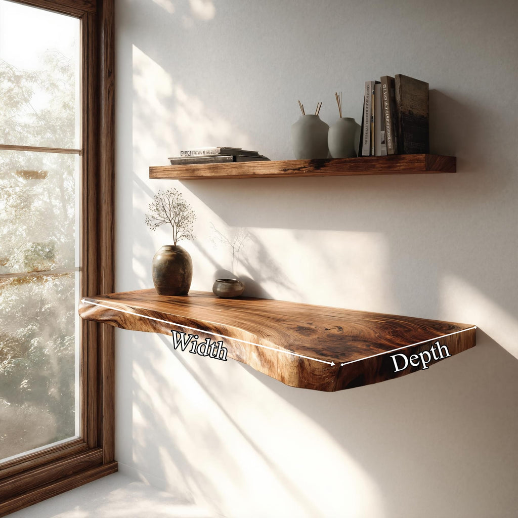 Organic Floating Workspace Desk