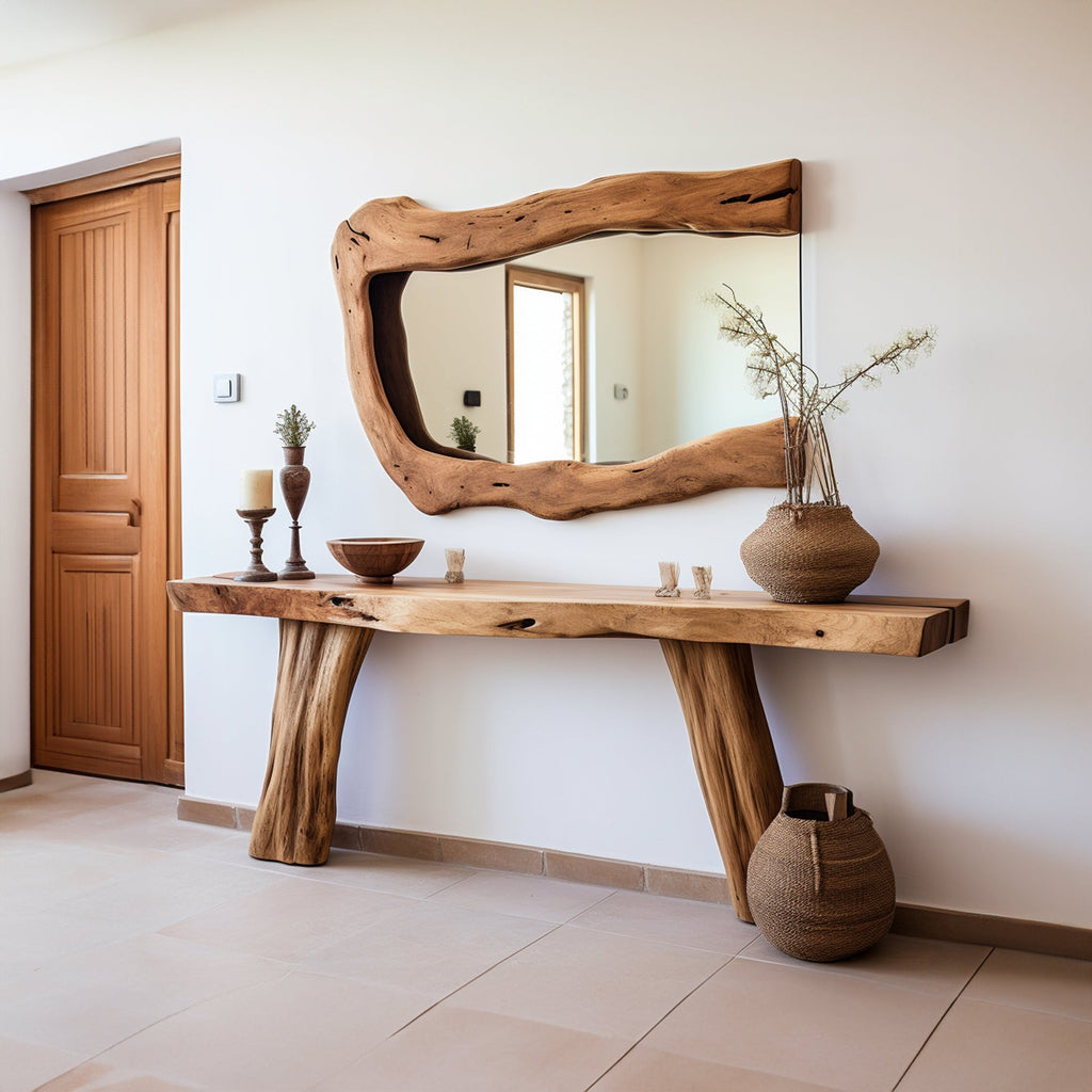 Handcrafted Console Table, solid wood, built to order