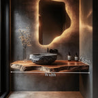 Live Edge Bathroom Floating Vanity