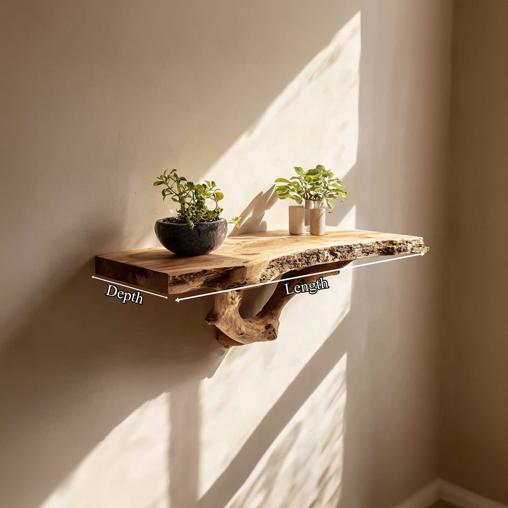 Solid Organizer Floating Shelf