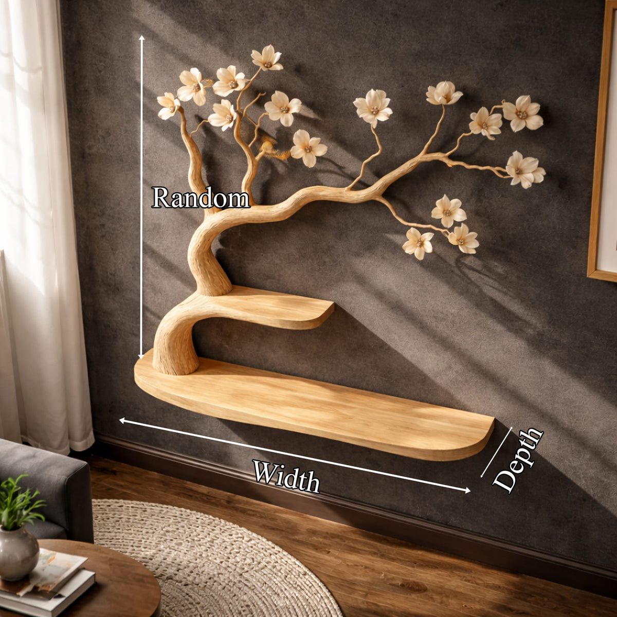 Storage Reading Tree Bookshelf