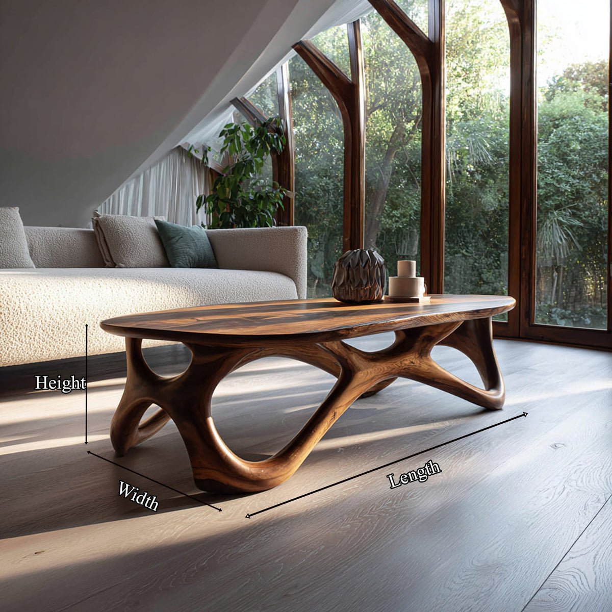 Mid Century Warm Coffee Table