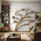 Floating Branch Bookshelf