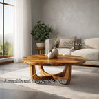 Contemporary Solid Coffee Table
