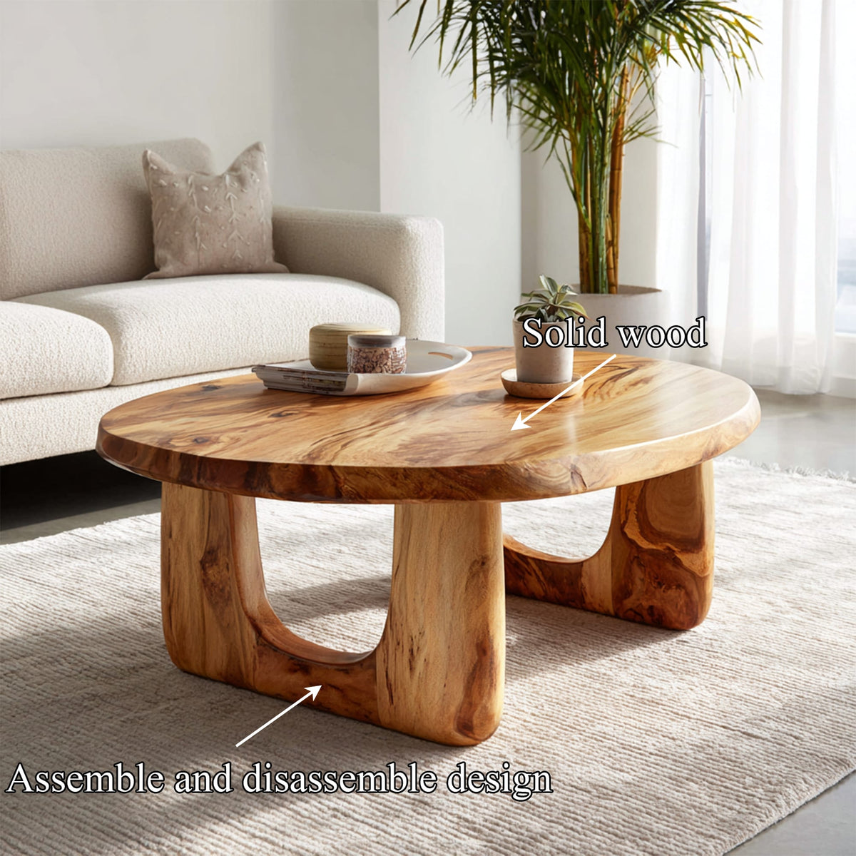 Arched Organic Coffee Table
