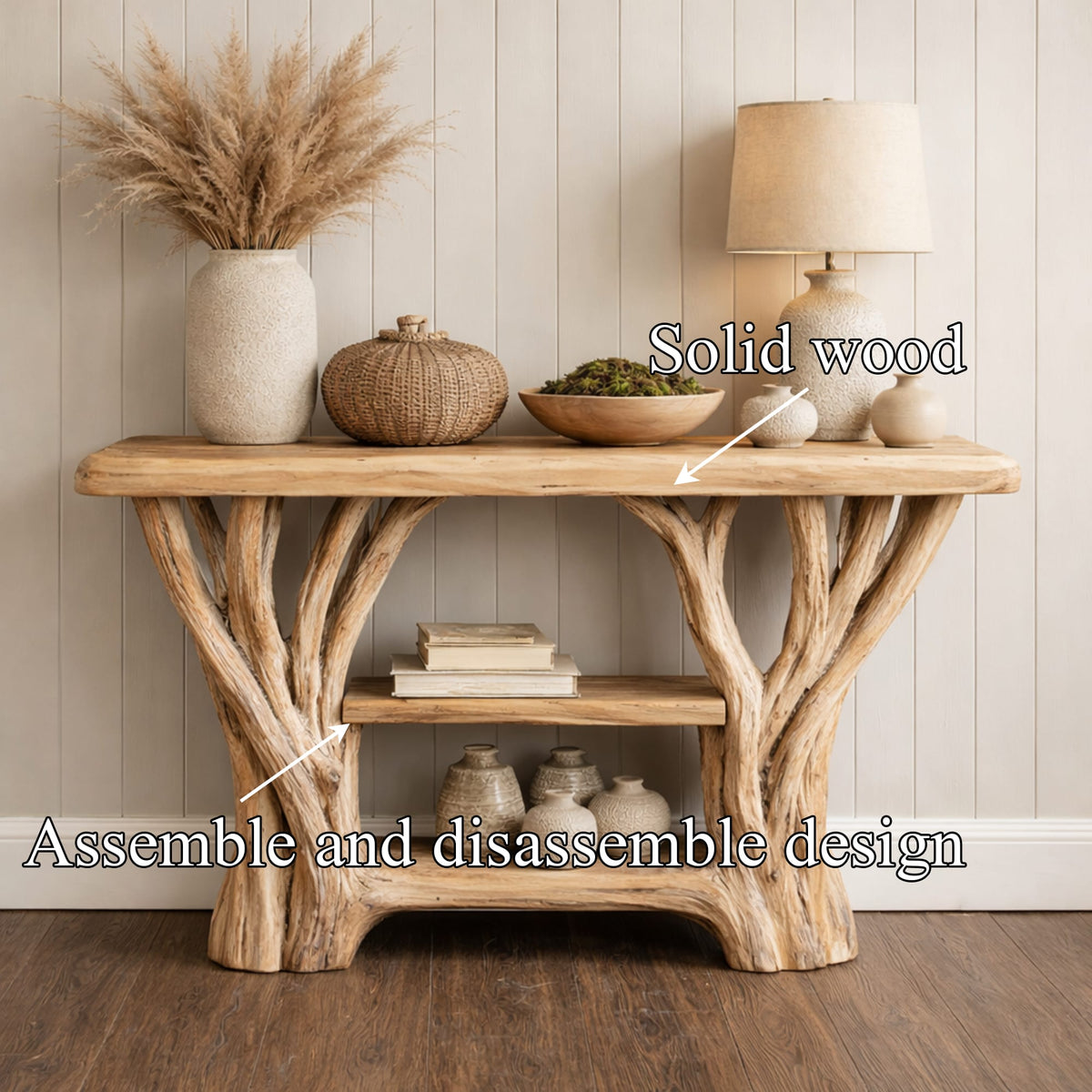 Japandi Minimal Console Table