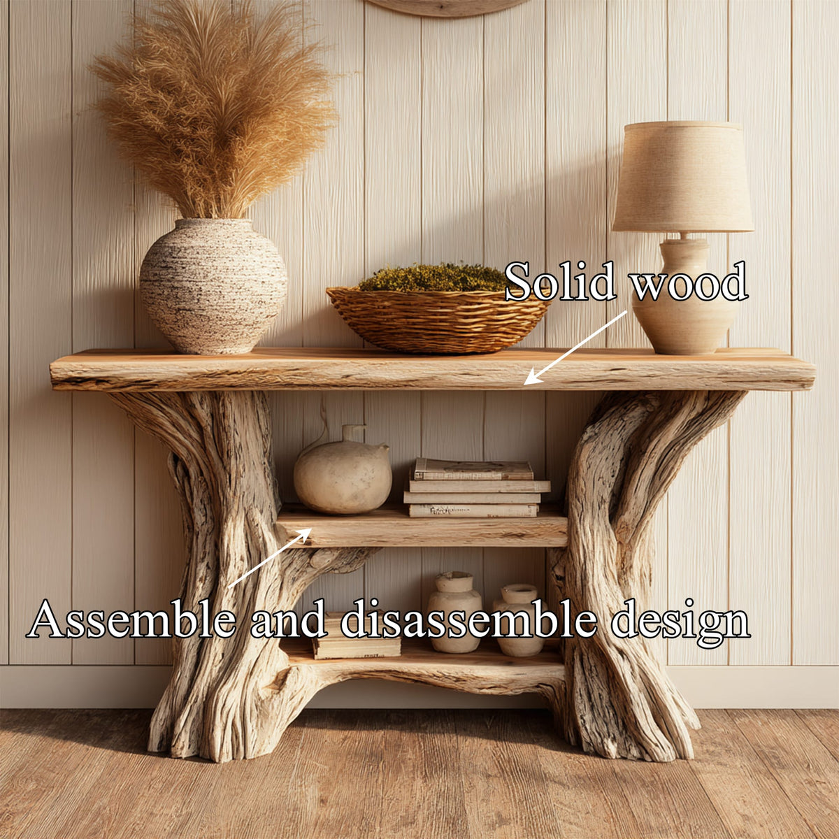 Solid Inspired Console Table