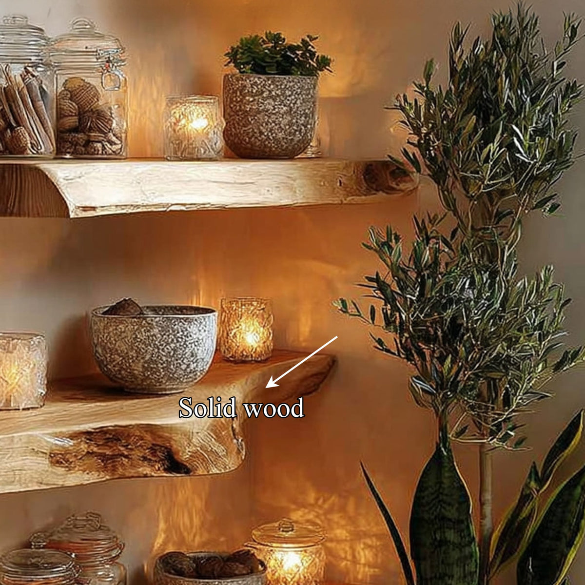 Minimal Storage Floating Shelf