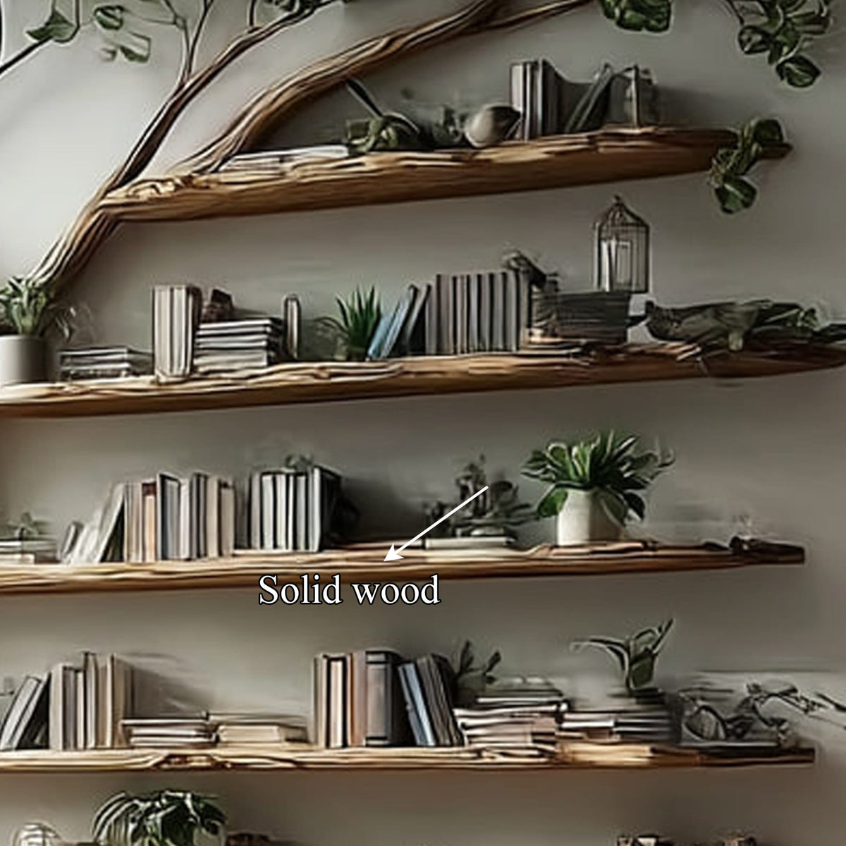 Floating Organizer Modern Bookshelf