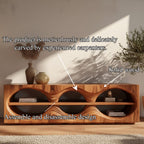 Abstract Curved Console Table