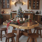 Round Solid Dining Table