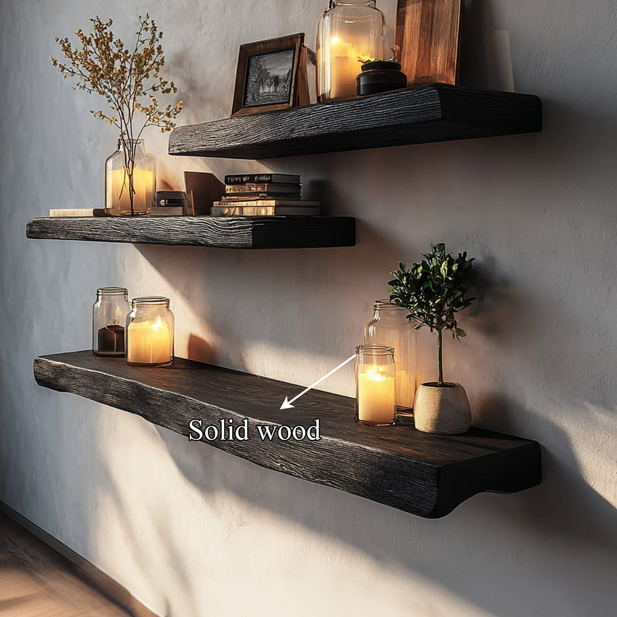Mood Light Floating Shelf