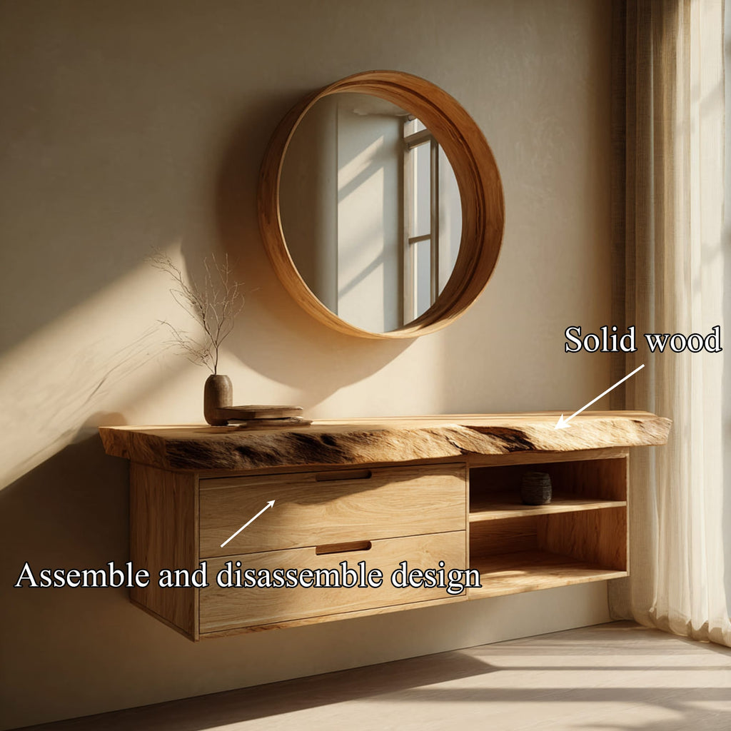 Mid Century Sculpted Vanity