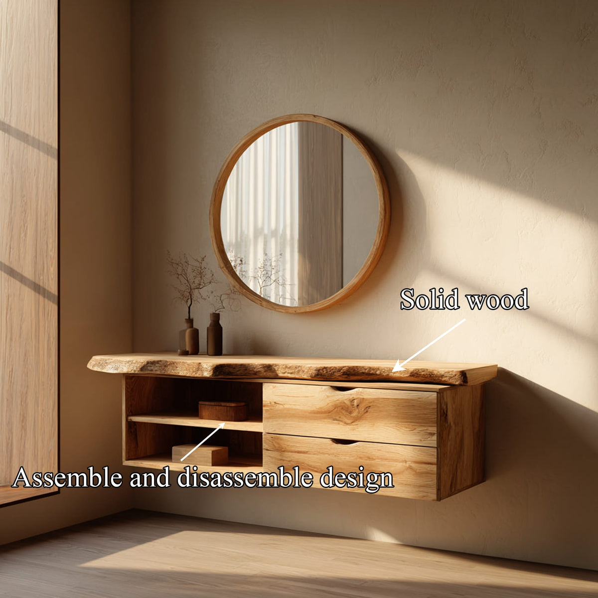 Floating Grain Vanity