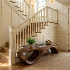 Solid Loop Curved Bench