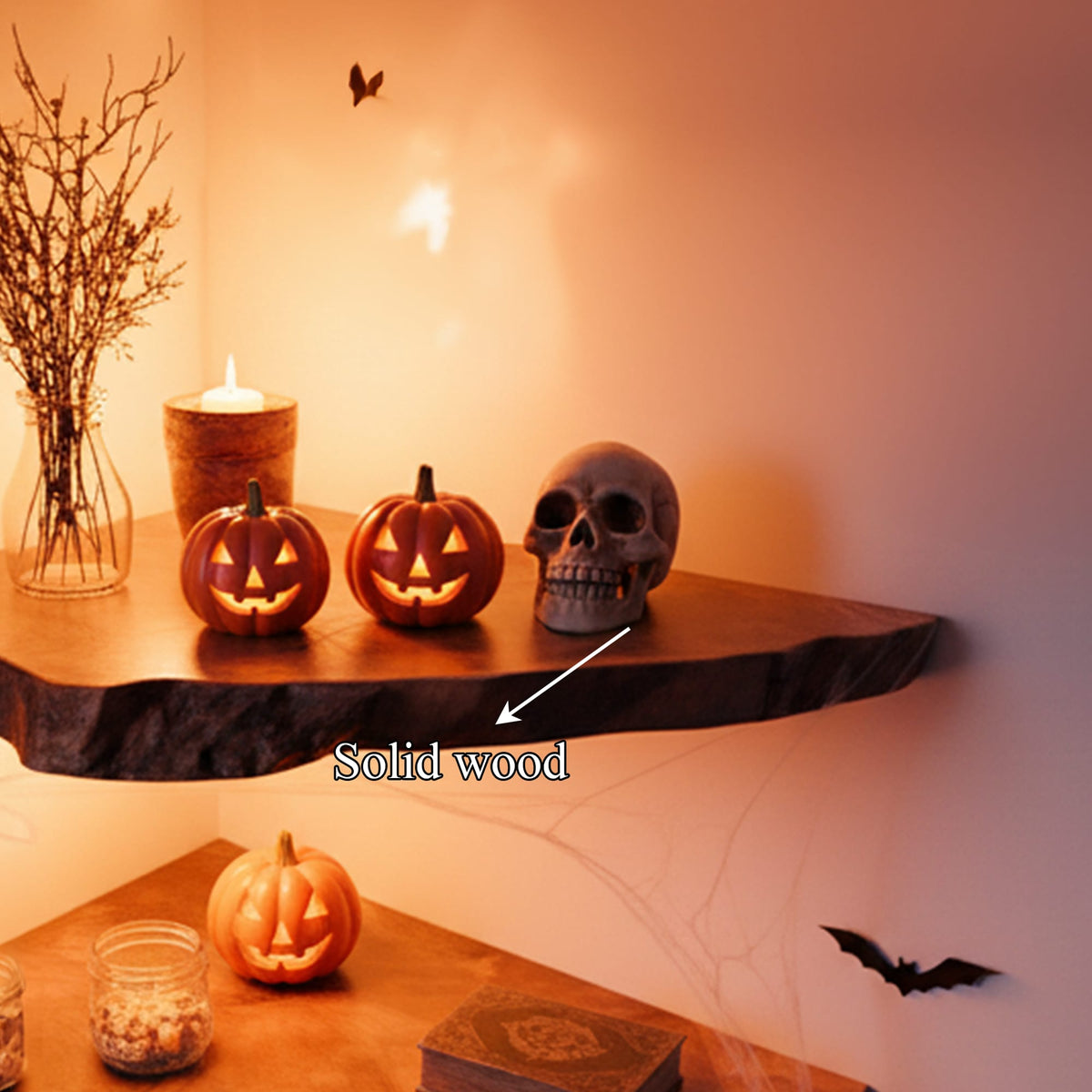 Floating Gothic Wall Shelf