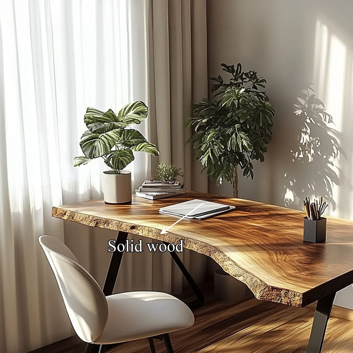 Solid Laptop Desk