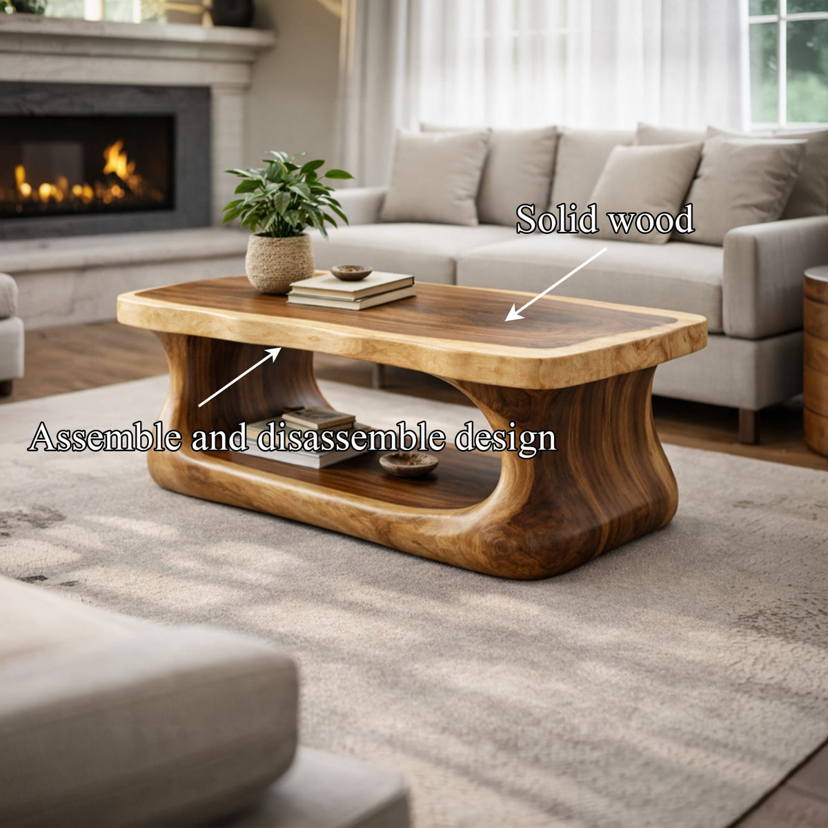 Flow Contemporary Coffee Table