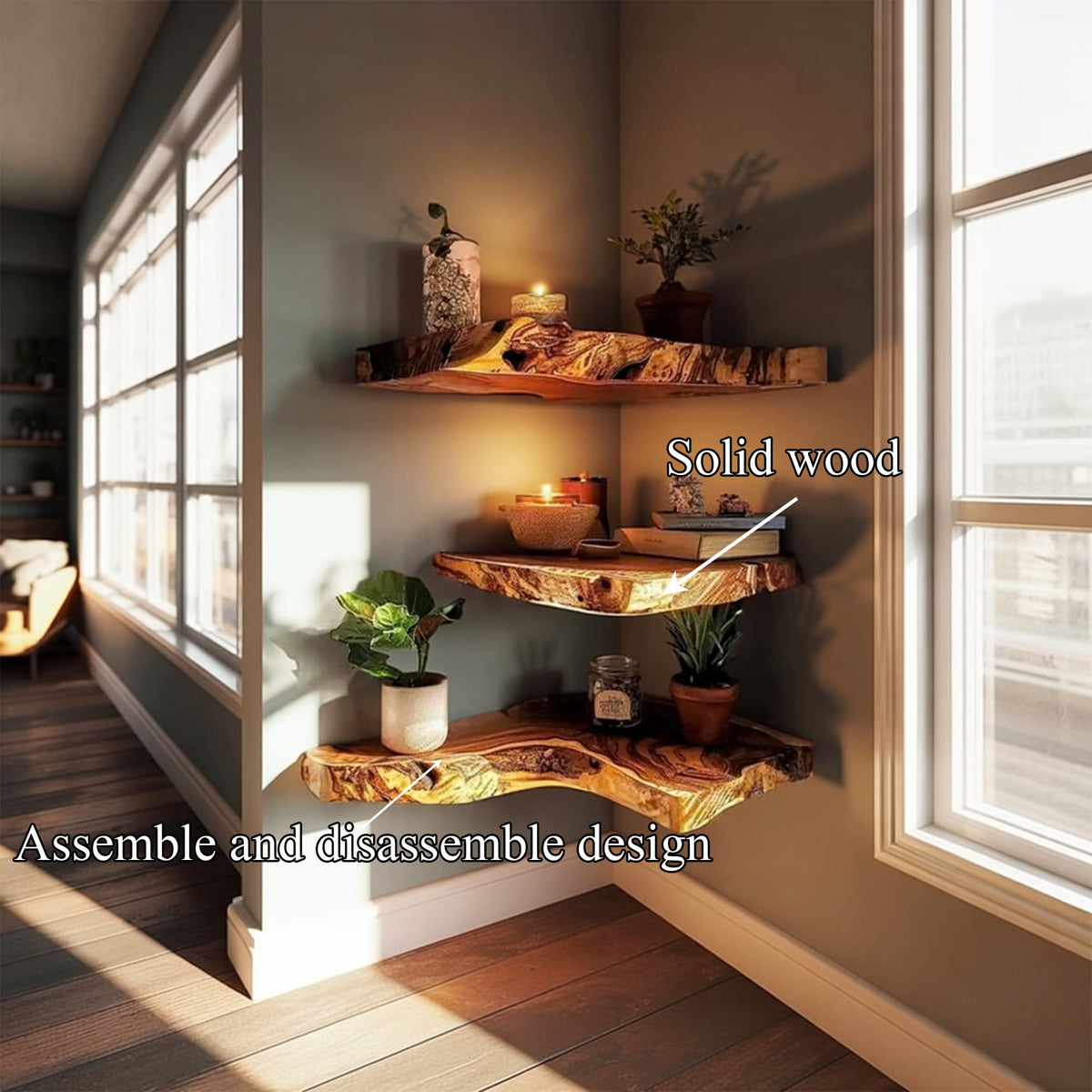Minimal Unit Floating Shelf