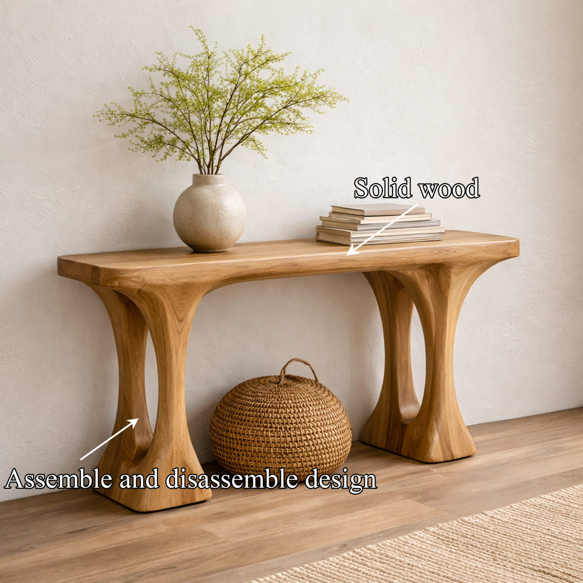 Organic Minimal Console Table