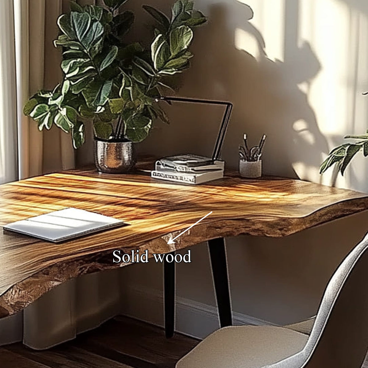 Solid Metal Desk