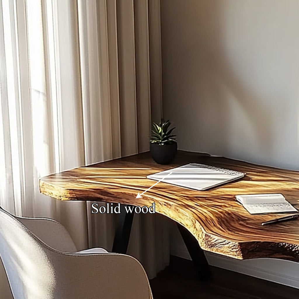 Live Edge Modern Work Desk