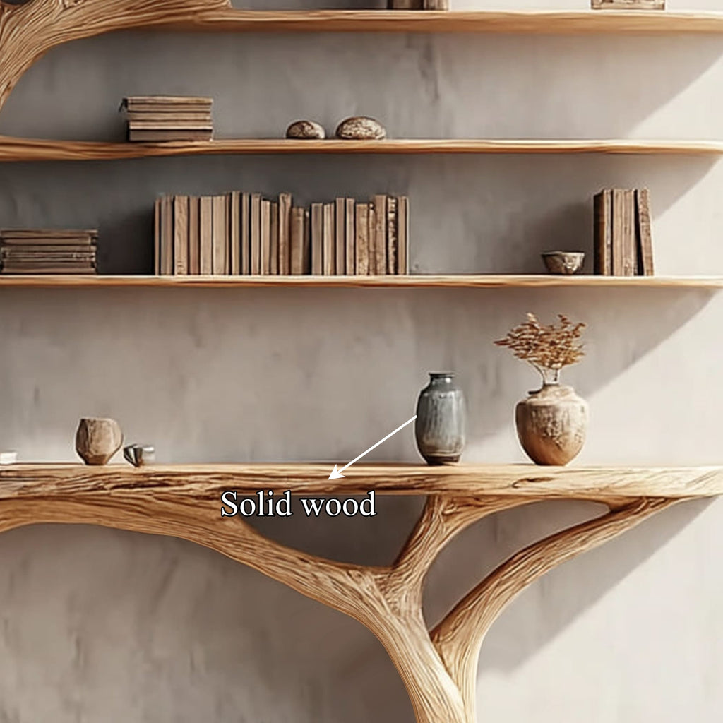 Solid Tree Console Table
