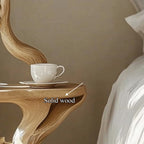 Flower Solid Nightstand