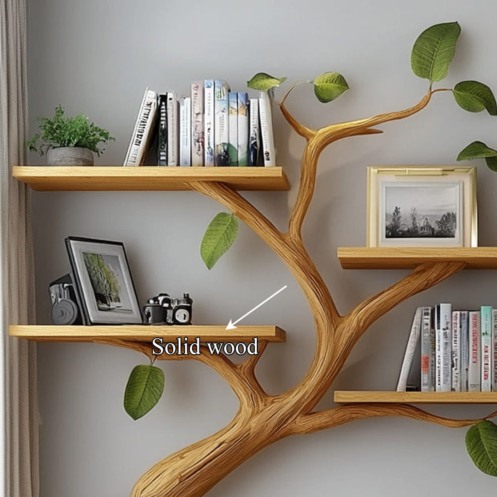 Mid Century Hanging Floating Shelf