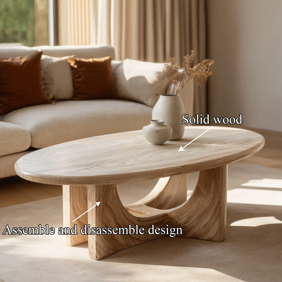 Sculptural Modern Coffee Table