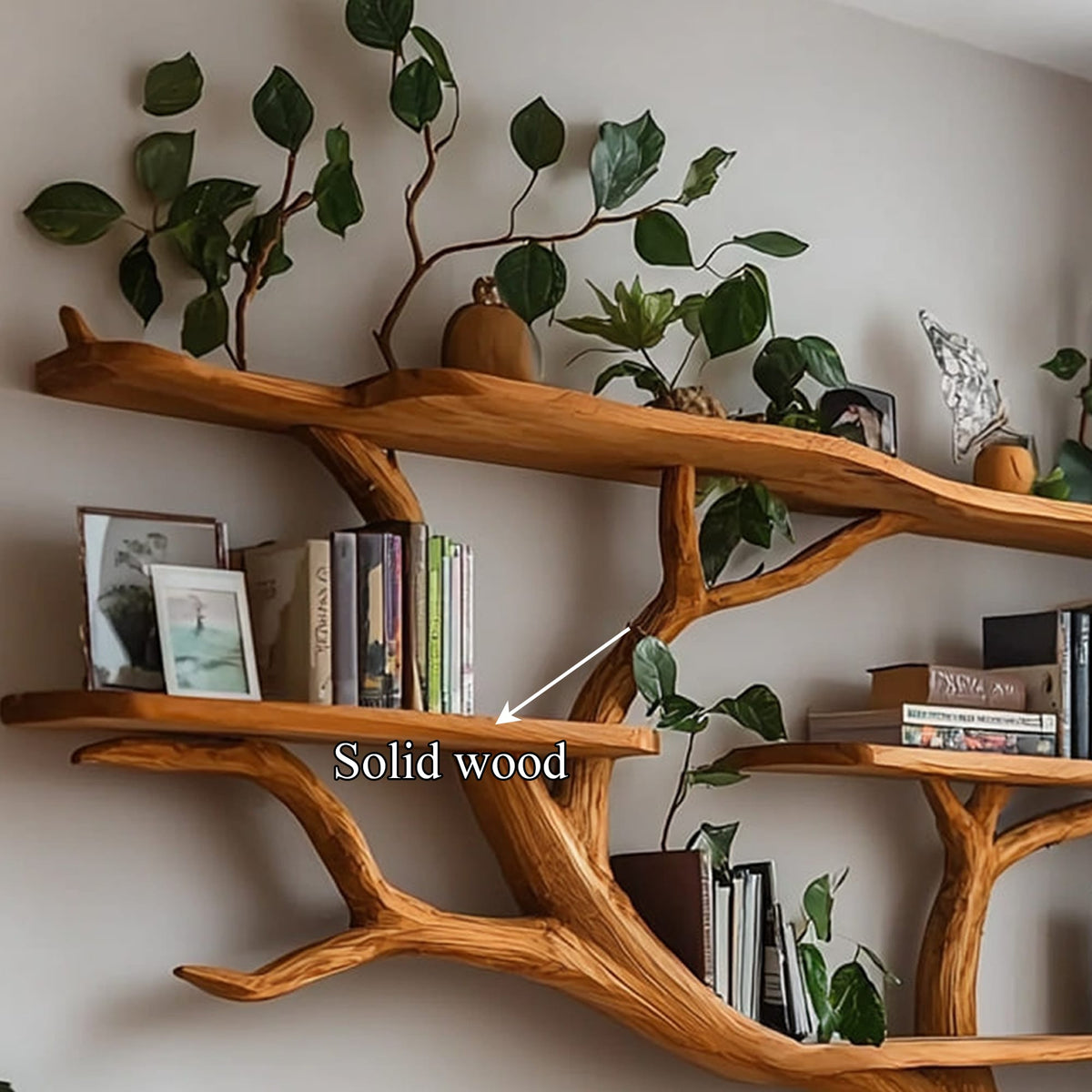 Sculptural Hanging Bookshelf